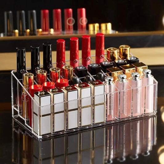 Acrylic Made Lipstick Case. 36 Grids Lipstick Organizer.