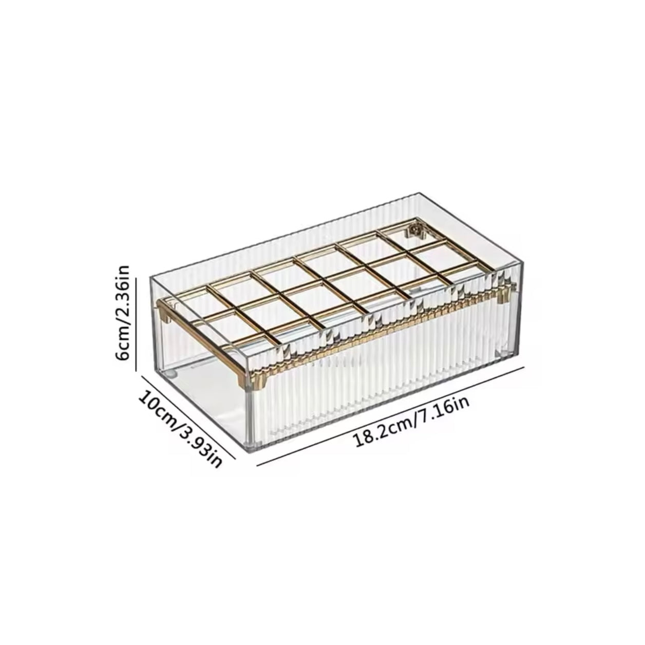 Detachable Grids Lipstick Case- 18 Grids Lipstick Holder