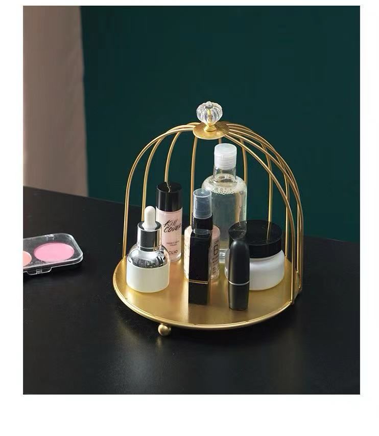 Cosmetics Organizer-Pet Cage Shaped
