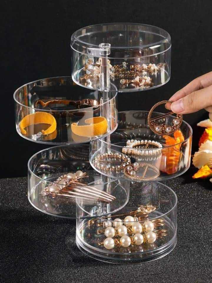 Jewellery Organizer- Rotatable- 5 Layer