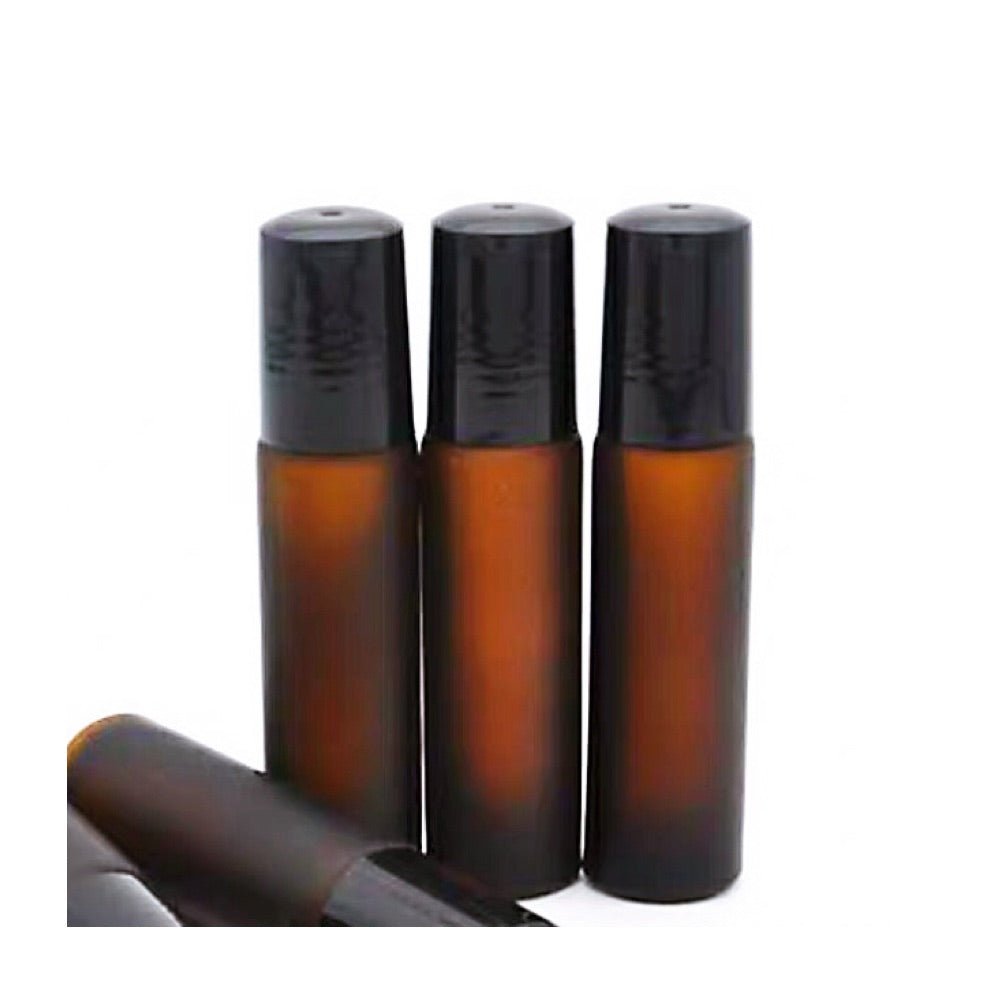 Glass Bottle with Stainless Steel Roller Ball